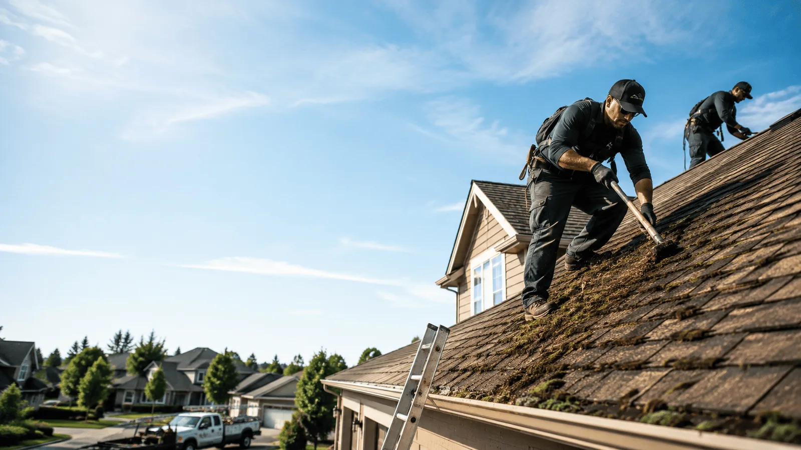 Roof Moss Removal in Cedarville, IL near me